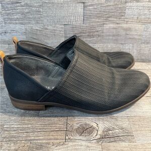 Dr. Scholl's Black Textured Loafers
